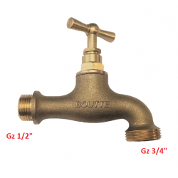 KRAN OGRODOWY 1/2" x 3/4" MOSIĘŻNY