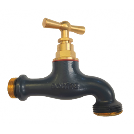 KRAN OGRODOWY 1/2" - ANTRACYT