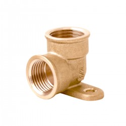 KOLANO 1/2"  Z ŁAPKAMI WW DN15