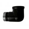 KOLANO 1/2" WZ CZARNY MAT DN15