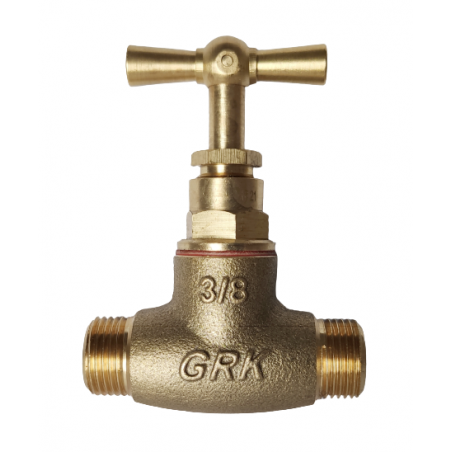 MOSIĘŻNY ZAWÓR PRZELOTOWY GRZYBKOWY 3/8'' ZZ DN10