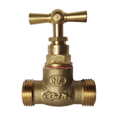 MOSIĘŻNY ZAWÓR PRZELOTOWY GRZYBKOWY 1/2'' ZZ DN15