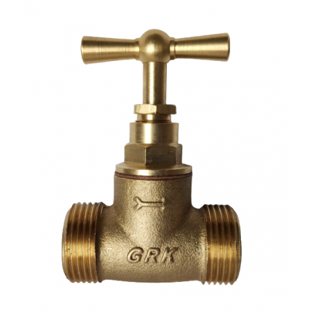 MOSIĘŻNY ZAWÓR PRZELOTOWY GRZYBKOWY 3/4'' ZZ DN20