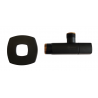 ZAWÓR KĄTOWY 1/2" x 3/8" CZARNY MAT ANTYKAMIENNY ARCO