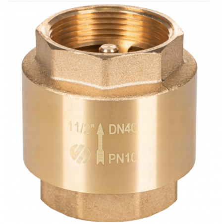ZAWÓR ZWROTNY 6/4" DN 40 MOSIĘŻNY ZAWÓR 1 1/2"