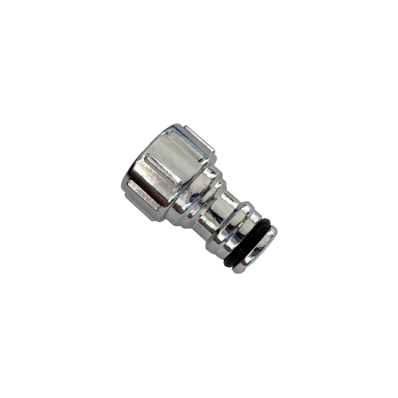 PRZYŁĄCZE NA KRAN GW 1/2" - OCYNKOWANE CHROM