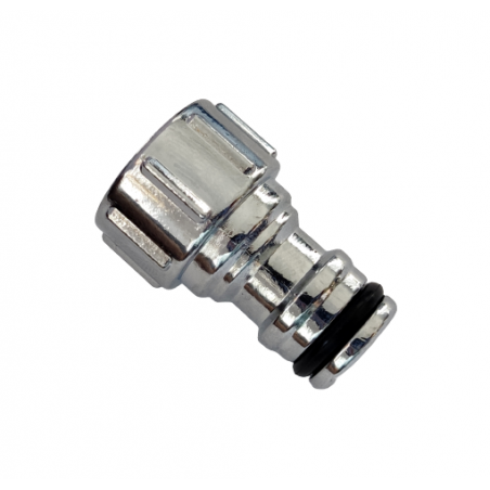 PRZYŁĄCZE NA KRAN GW 1/2" - OCYNKOWANE CHROM