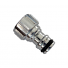 PRZYŁĄCZE NA KRAN GW 1/2" - OCYNKOWANE CHROM