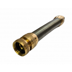 PRZYŁĄCZE ELASTYCZNE NA KRAN GW 3/4" Z SZYBKOZŁĄCZEM OGRODOWYM