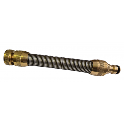 PRZYŁĄCZE ELASTYCZNE NA KRAN GW 3/4" Z SZYBKOZŁĄCZEM OGRODOWYM
