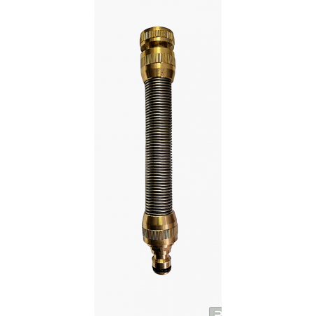 PRZYŁĄCZE ELASTYCZNE NA KRAN GW 3/4" Z SZYBKOZŁĄCZEM OGRODOWYM