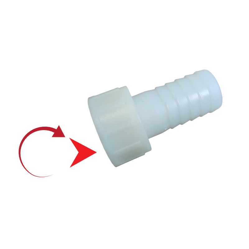 ZŁĄCZKA GW 3/4'' WĄŻ 19mm POLIAMID