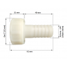 ZŁĄCZKA GW 1'' WĄŻ 19mm POLIAMID