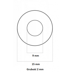 USZCZELKA 3/8" GUMOWA 5 SZTUK