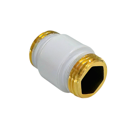 BIAŁA PRZEDŁUŻKA 1/2" GZ/GZ 15mm