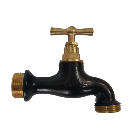 KRAN OGRODOWY 3/4" - CZARNY MAT