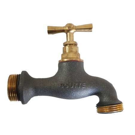 KRAN OGRODOWY 3/4" - GRAFIT STRUKTURA