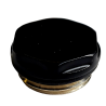 KOREK DO GRZEJNIKA 1/2" CZARNY MAT O-RING