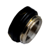 KOREK DO GRZEJNIKA 1/2" CZARNY MAT O-RING