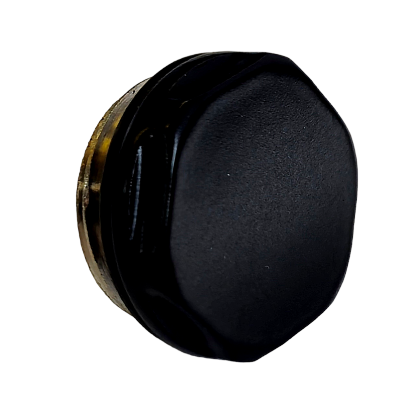 KOREK DO GRZEJNIKA 1/2" CZARNY MAT O-RING