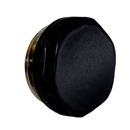 KOREK DO GRZEJNIKA 1/2" CZARNY MAT O-RING