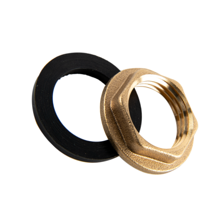 NAKRĘTKA KOŁNIERZOWA 1/2" Z USZCZELKĄ - KONTRA 1/2"