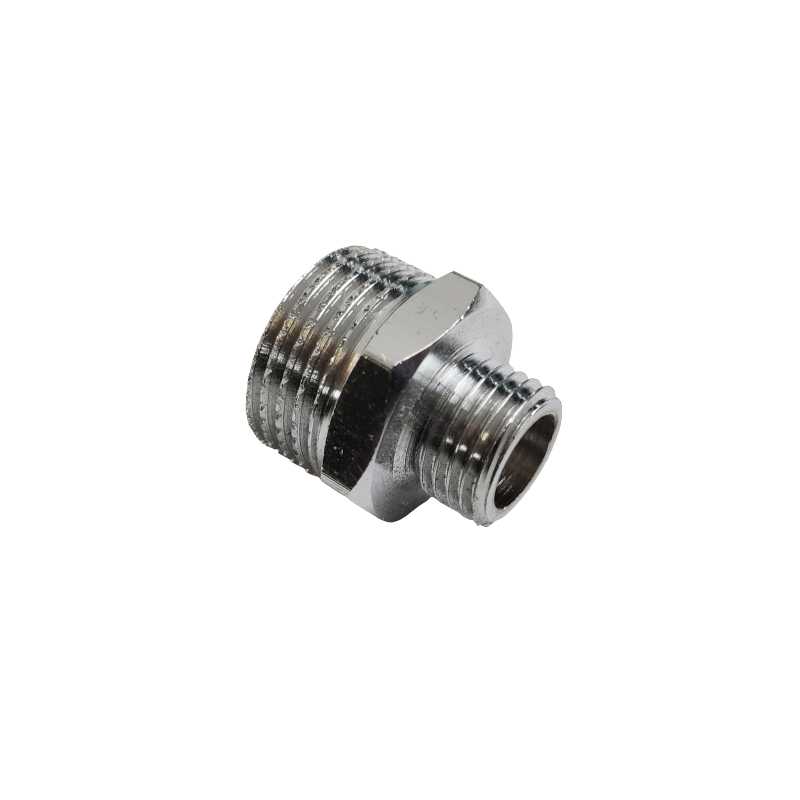 CHROMOWANY NYPEL REDUKCYJNY 1/2" x 1/4"