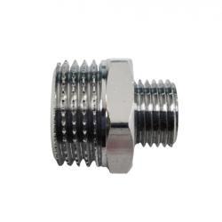 CHROMOWANY NYPEL REDUKCYJNY 1/2" x 1/4"