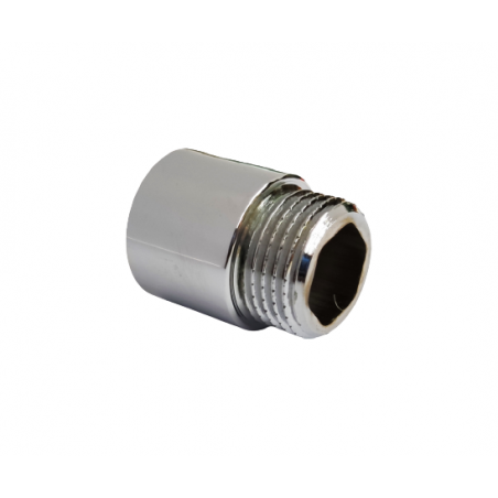 CHROMOWANA PRZEDŁUŻKA 1/2" L-20mm