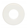 ROZETA 1/2" BIAŁA POJEDYNCZA OTWÓR 22 mm