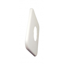 ROZETA 1/2" KWADRATOWA BIAŁA OTWÓR 25 mm 1szt