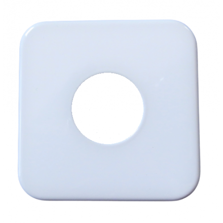 ROZETA 1/2" KWADRATOWA BIAŁA OTWÓR 25 mm 1szt