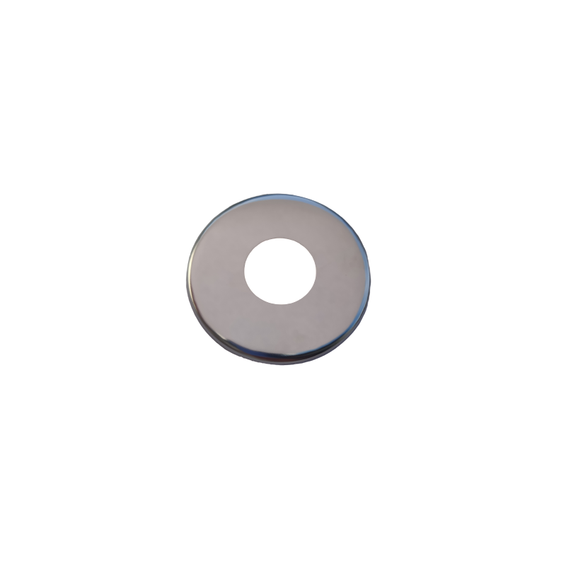 CHROMOWANA ROZETA 1/2" POJEDYNCZA OTWÓR 22 mm