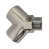DWÓJNIK 1/2" WZW CHROM - TRÓJNIK "Y" NYPLOWY