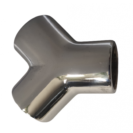 DWÓJNIK 1/2" WWW CHROM - TRÓJNIK "Y"