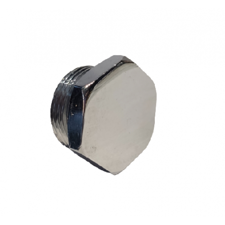 CHROMOWANY KOREK 1/2" DN15