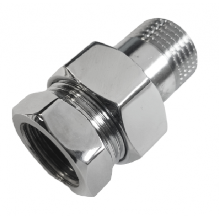 CHROMOWANY ŚRUBUNEK 3/4" PROSTY