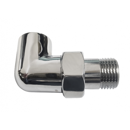 CHROMOWANY KĄTOWY ŚRUBUNEK 1/2" ORING