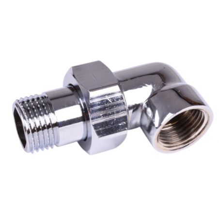 CHROMOWANY KĄTOWY ŚRUBUNEK 3/4" ORING