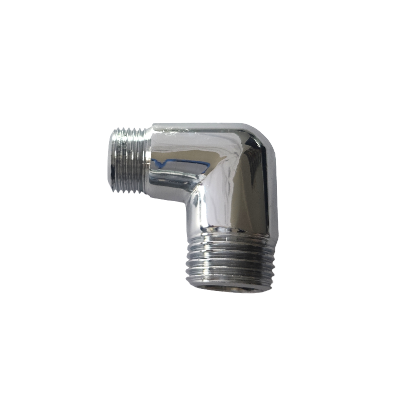 CHROMOWANE KOLANO 1/2" x 3/8" ZZ KĄTOWE